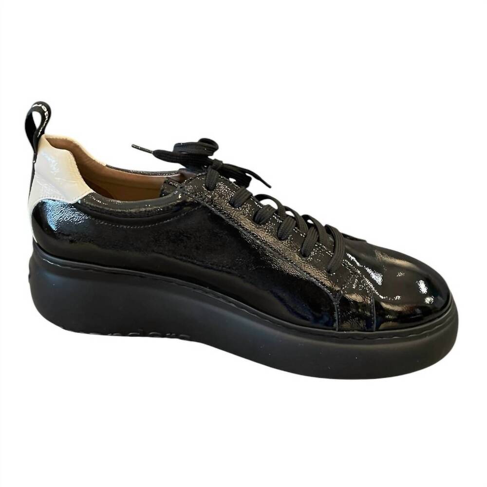 NEW WONDERS women's lack 1 shoes in black/white